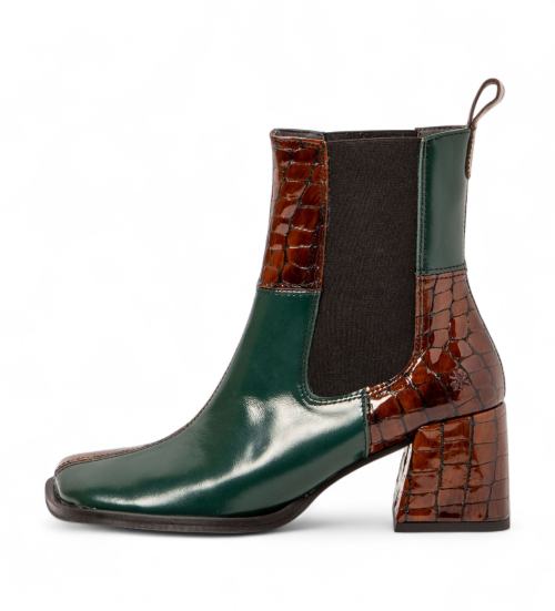 ART Botines De Piel 1707 Verona Verde