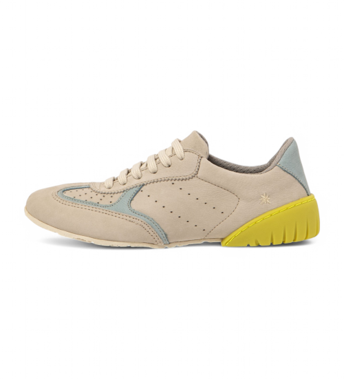 ART Zapatillas De Piel 1744 Nantes Gris Claro