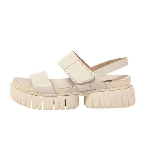 ART Sandalias De Piel 1881 Madeira Beige
