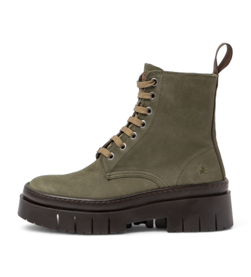 ART Botines De Piel 1953 Amberes Verde