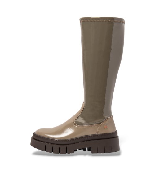 ART Botas De Piel 1956 Amberes Beige