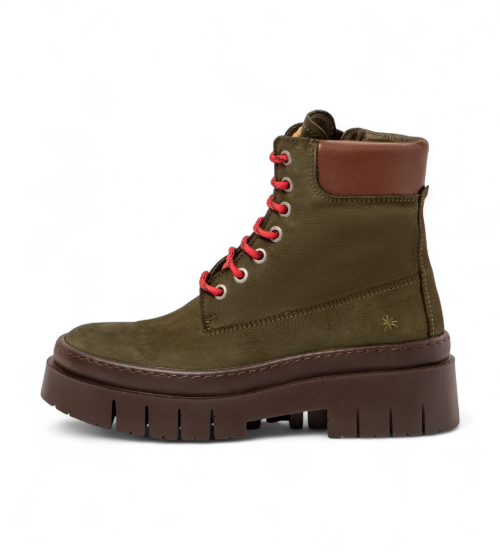 ART Botines De Piel 1967 Amberes Verde