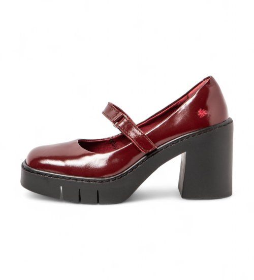 ART Zapatos De Piel 1977 Berna Rojo