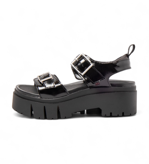 ART Sandalias De Piel 2041 Leeds Negro