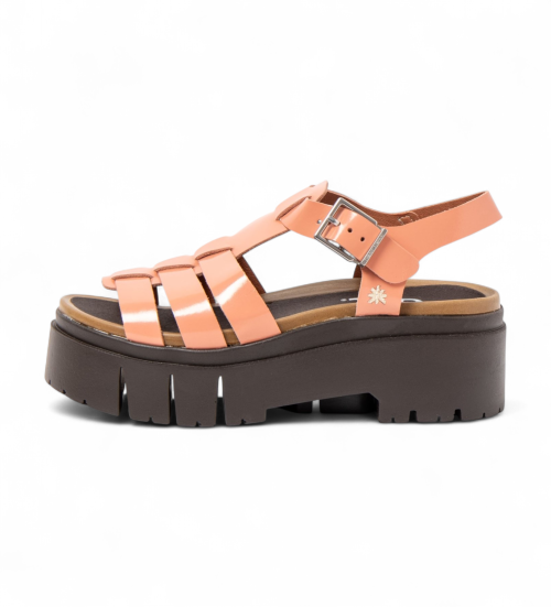 ART Sandalias De Piel 2042 Leeds Coral