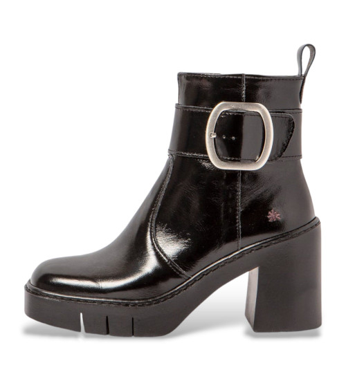 ART Botines De Piel 1979 Negro