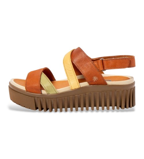 ART Sandalias De Piel Brighton Multicolor