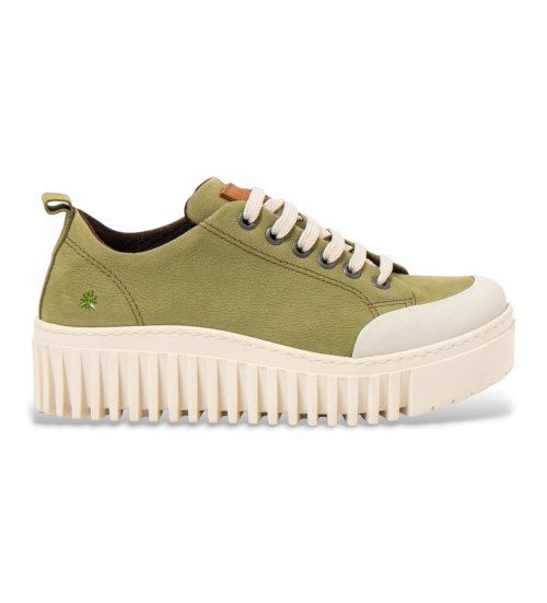 ART Zapatillas 1534S Brighton De Piel Verde