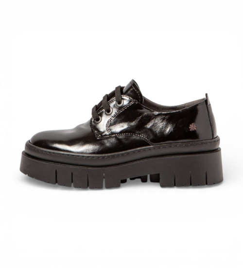 ART Zapatos De Piel 1952 Amberes Negro