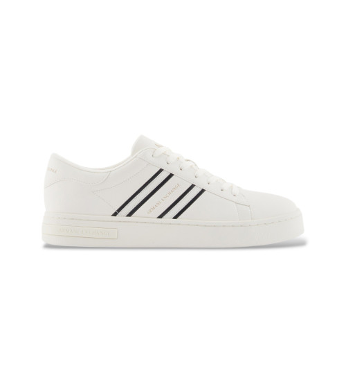 A|x Armani Exchange Zapatillas Diseño Blanco Roto