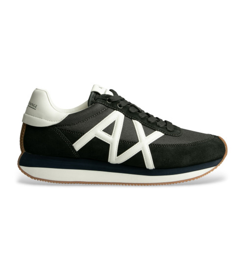 A|x Armani Exchange Zapatillas Logotipo Negro