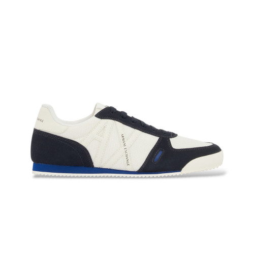 A|x Armani Exchange Zapatillas Low Blanco, Marino