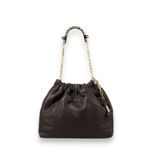 Comprar BA&SH Bolsa de Couro June Tote marrom escuro