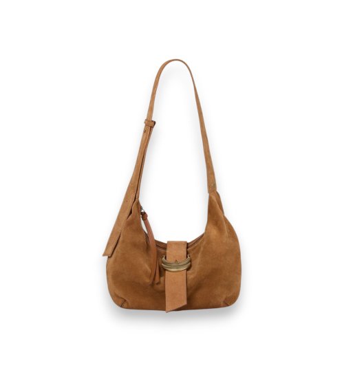 Comprar BA&SH Bolso tipo saco de ante Youyou cognac