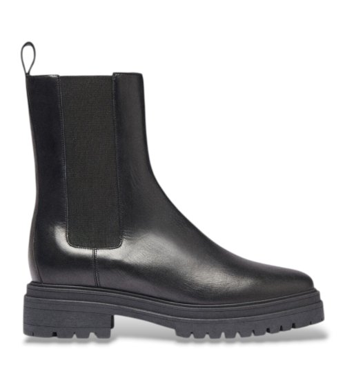 BA&SH Botas De Piel Coda Negro