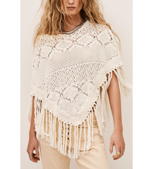Comprar BA&SH Poncho Sandy bege