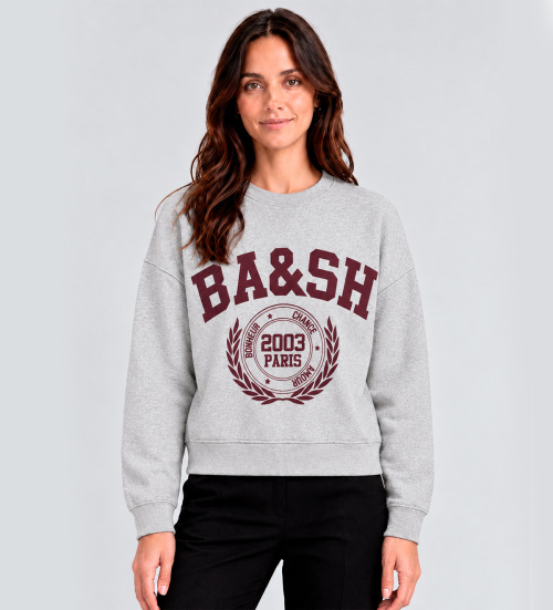 BA&SH Benjamin grey sweatshirt