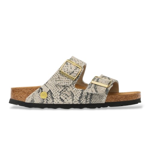 Comprar Birkenstock Sandálias de Couro Arizona (Ajuste Estreito) bege