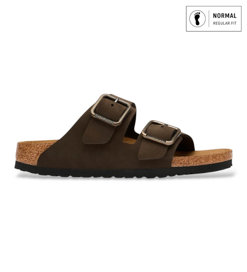 Comprar Birkenstock Sandálias de Couro Arizona Wire Buckle (Ajuste Regular) castanho