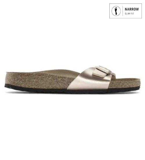 Comprare Birkenstock Sandali Madrid Birko-Flor (Calzata Stretta) bronzo