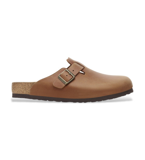 Buy Birkenstock Leather Clogs Boston brown
