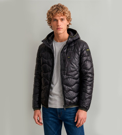 Kaufen Blauer Steppjacke Wave schwarz
