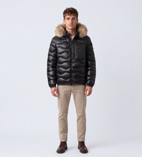 Comprar Blauer Chaqueta acolchada Wavefur negro