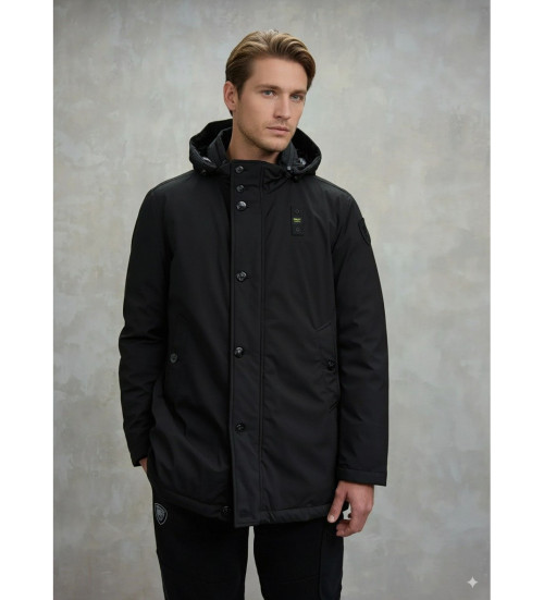 Comprar Blauer Parka com capuz amovvel Chester preto