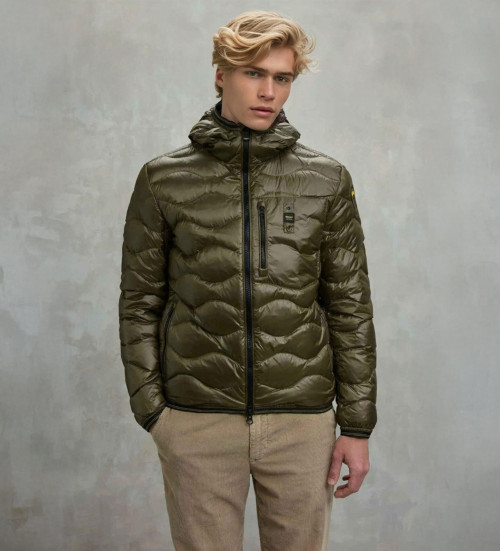 Kaufen Blauer Wave Wave grn gewellte Jacke