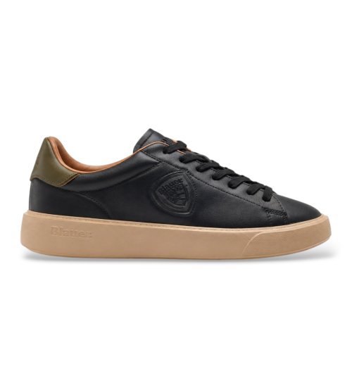 Blauer Zapatillas De Piel BUCK14 Negro