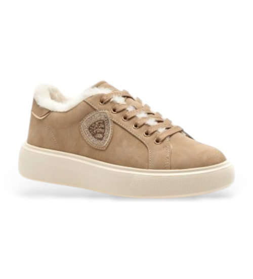 Comprare Blauer Sneakers Venus in pelle marrone