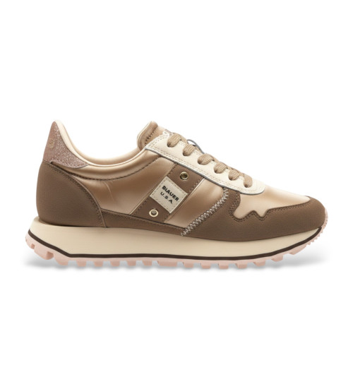 Blauer Zapatillas Millen 03 Marrón, Dorado