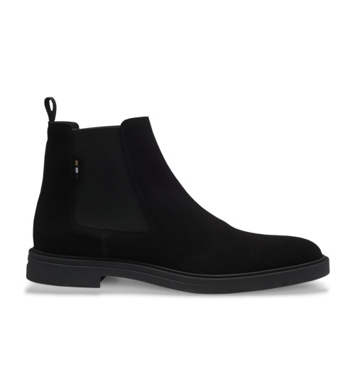 BOSS Botines De Piel Calev Negro