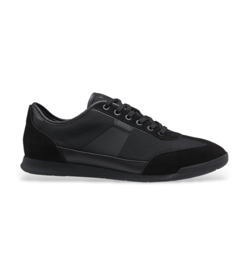 BOSS Zapatillas Con Suela Estriada Negro