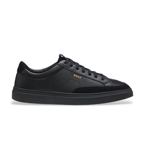 BOSS Zapatillas De Piel Kieran Tenn Negro