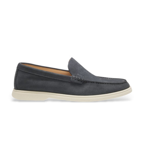 BOSS Mocasines De Piel Sienne Gris