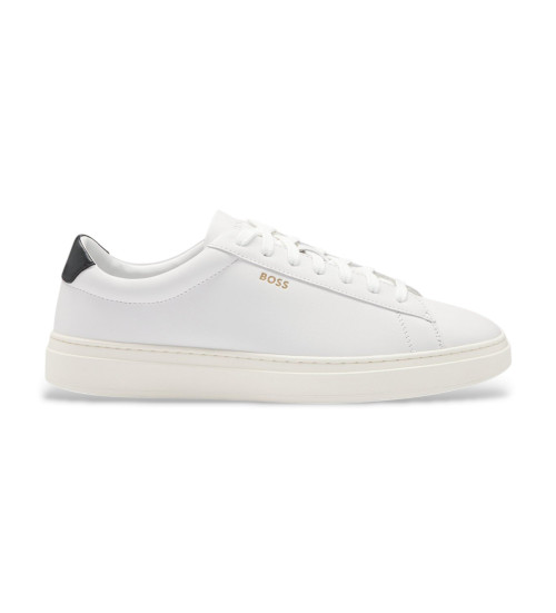 BOSS Zapatillas De Piel Kieran Blanco