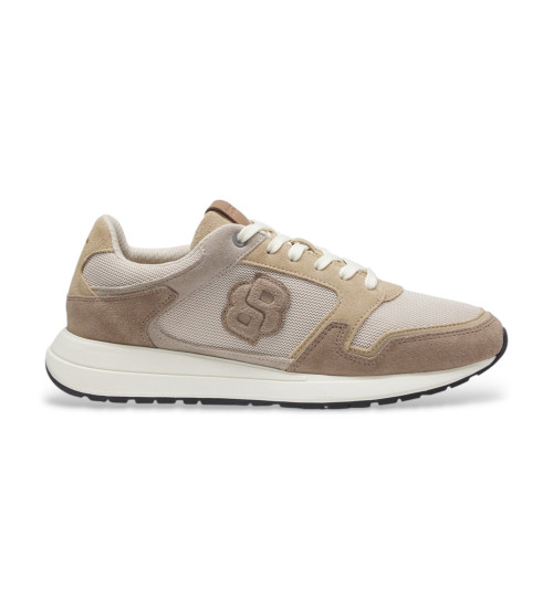 BOSS Zapatillas De Piel Vinston Beige