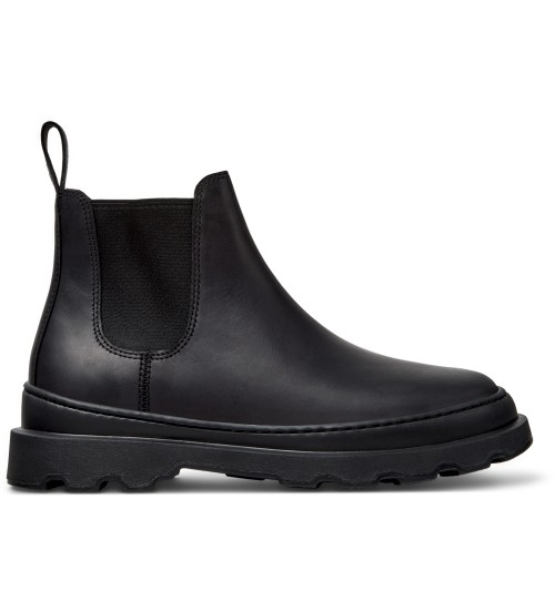Camper Botines De Piel Brutus Negro