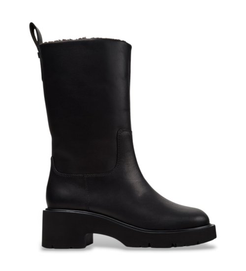 Camper Botas Altas De Piel Milah Negro