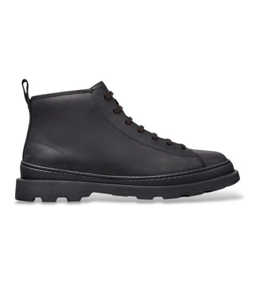 Camper Botines De Piel Brutus+ Negro
