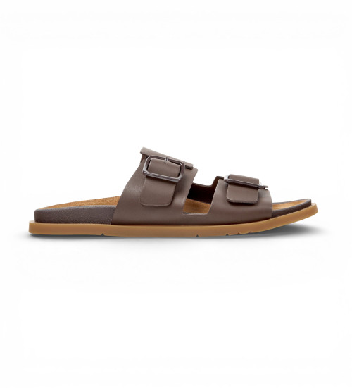 Camper Sandalias De Piel Lluc Marrón