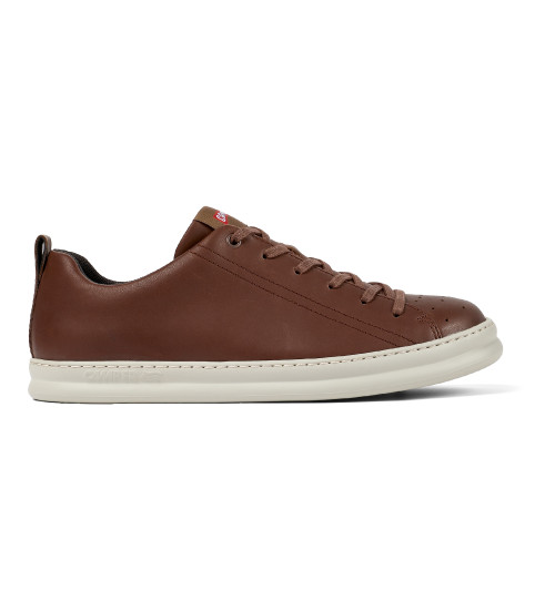 Camper Zapatillas De Piel Runner Four Marrón
