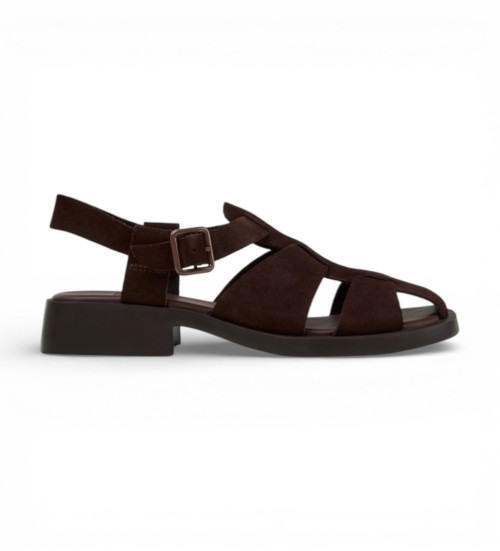 Camper Sandalias De Piel Dana Marrón