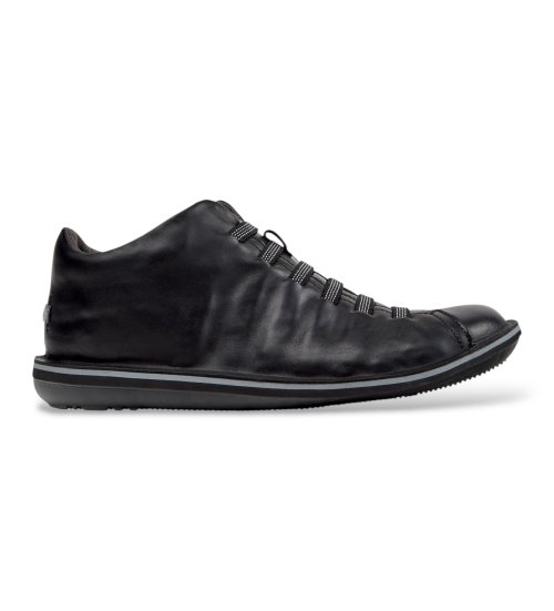 Camper Zapatillas De Piel Beetle Negro