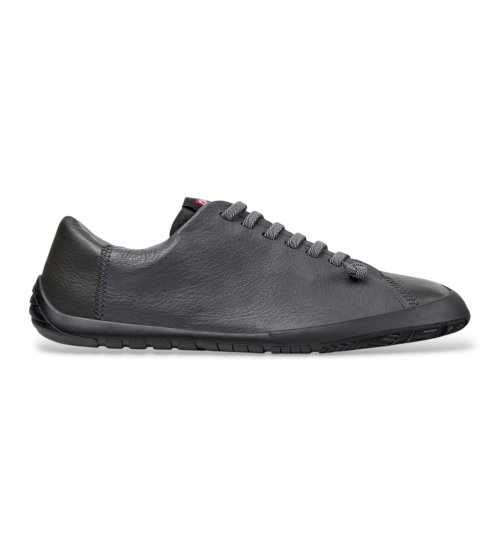 Camper Zapatillas De Piel Peu Path+ Twins Gris