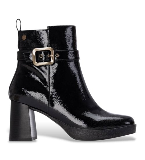Carmela Botines De Piel 162533 Negro