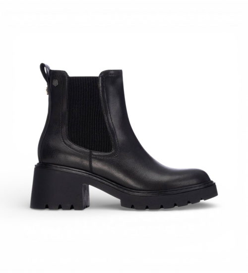Carmela Botines De Piel 162563 Negro