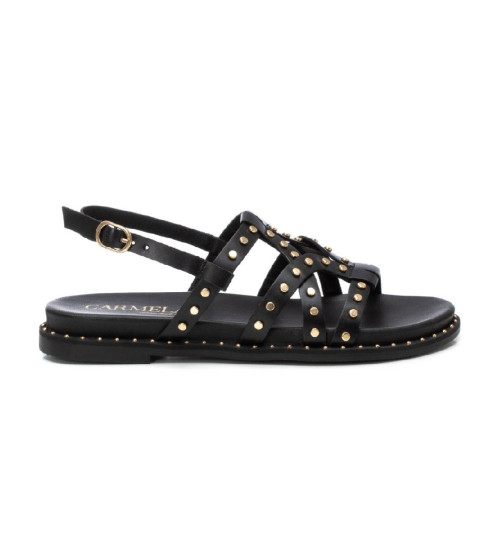 Carmela Sandalias De Piel 162392 Negro
