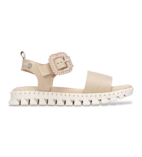 Carmela Sandalias De Piel 163266 Beige